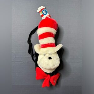 Dr. Seuss Cat in the Hat Plush Toy Doll Backpack